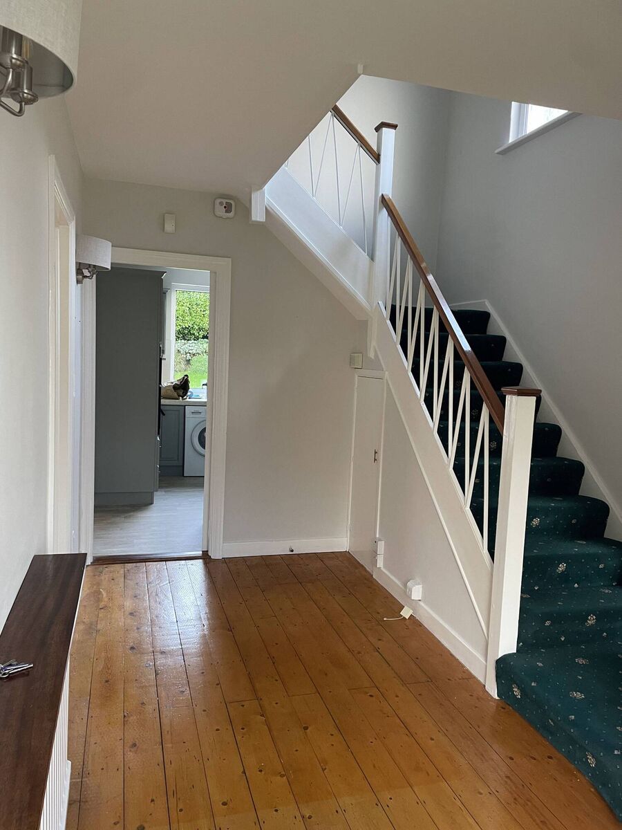 Before: Sinead's hallway and stairs. Before: Sinead's hallway and stairs.