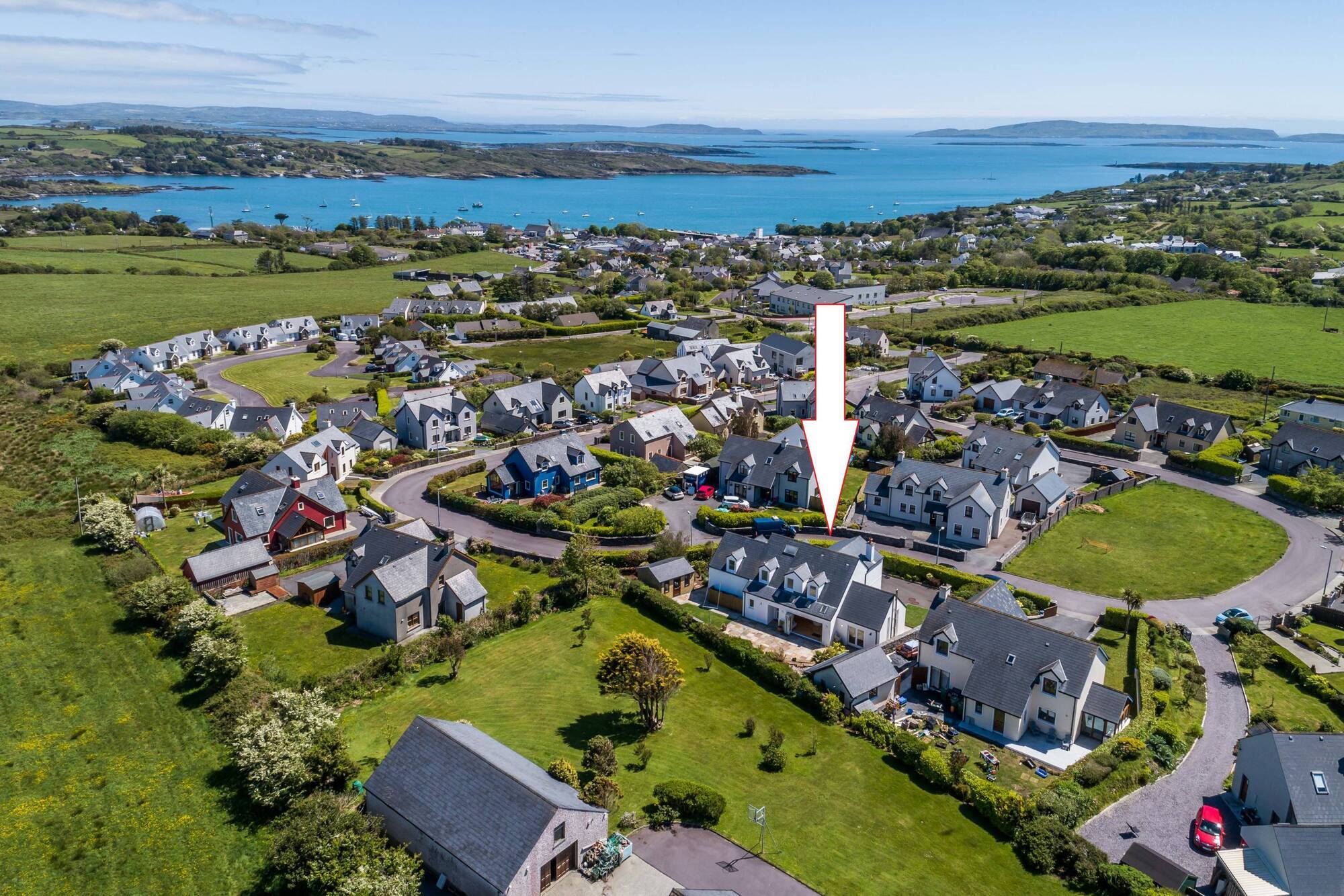 Top of the town: No 11 Ard Chleire, Schull, is priced at €795,000 by agent Martin Swanton