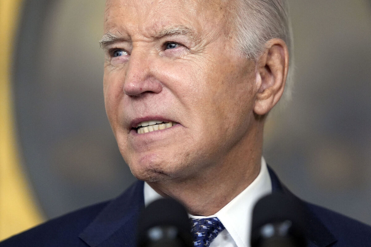 Biden told reporters at the White House on Thursday: "I'm of the view, as you know, that the conduct of the response in the Gaza Strip has been over the top." Picture: AP Photo/Evan Vucci