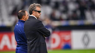 <p>BACK TO THE DRAWING BOARD: France head coach Fabien Galthié. Pic: Ramsey Cardy, Sportsfile</p>