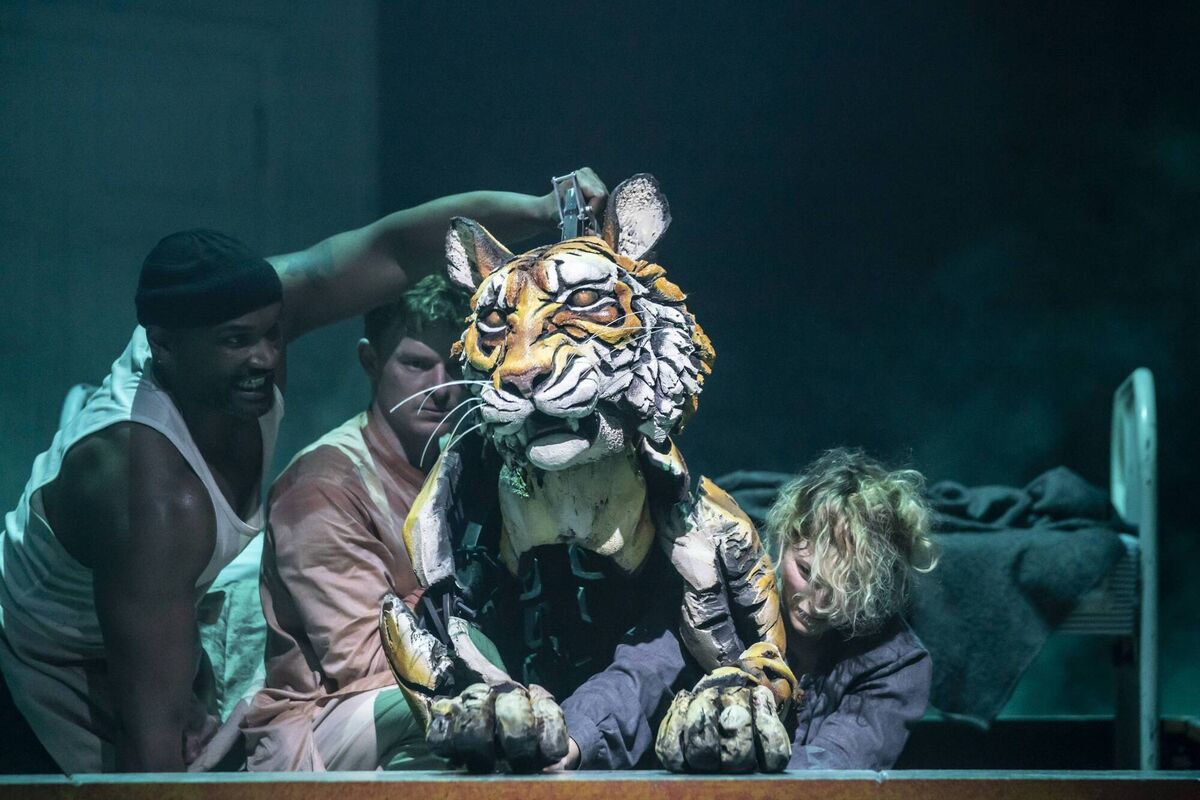 One of the puppets in action in Life Of Pi. Picture: Johan Persson/