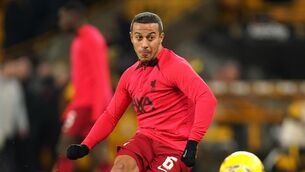 Thiago Alcantara was injured in Sunday’s defeat at Arsenal (Mike Egerton/PA)
