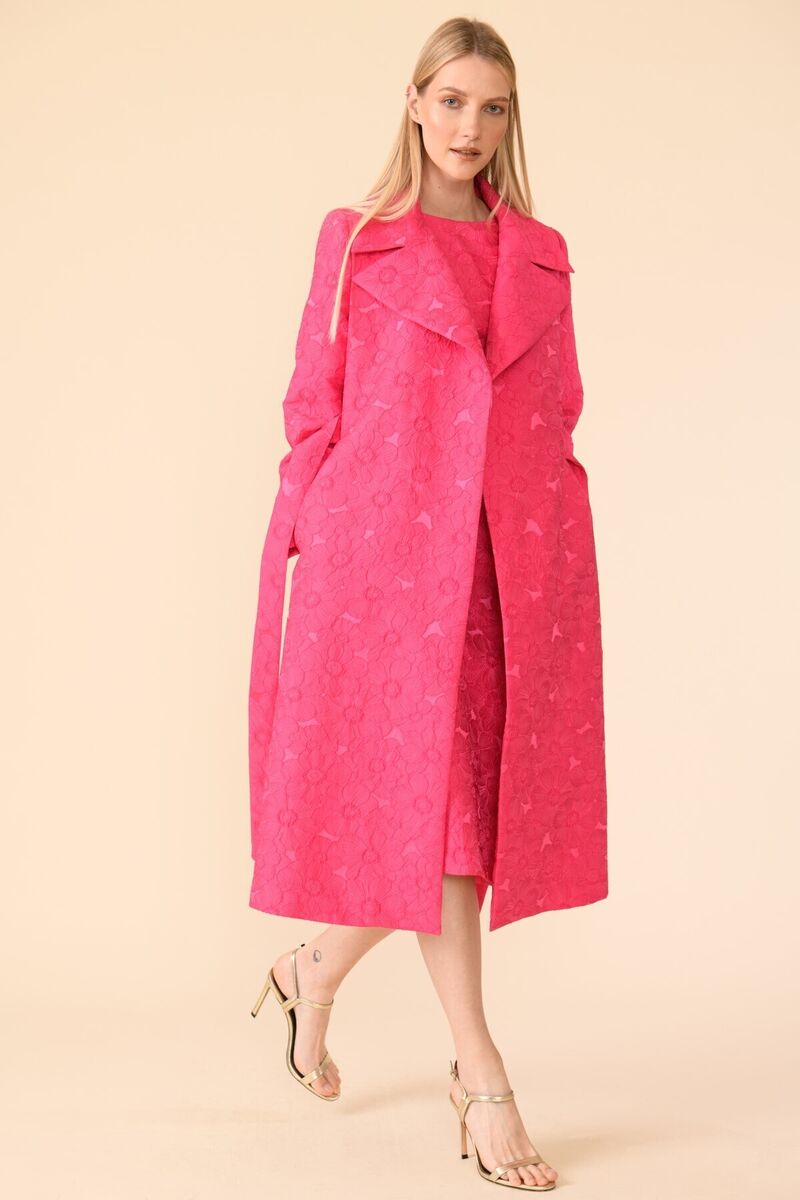 The Jules jacquard coat by Caroline Kilkenny, €455