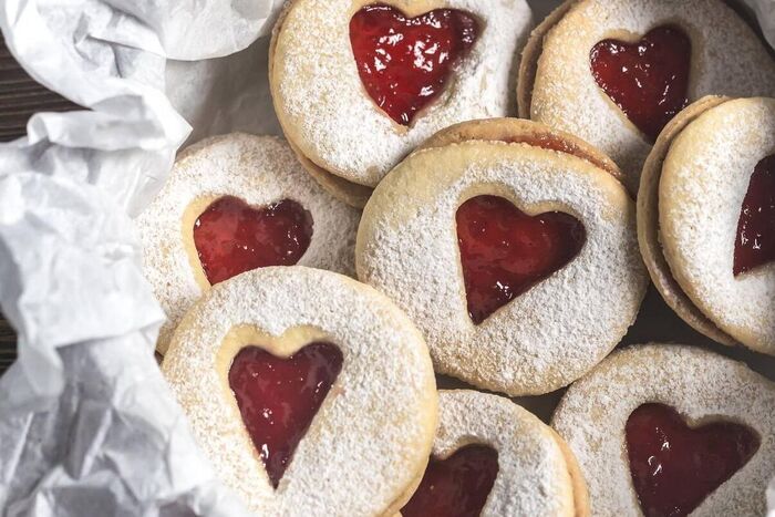 Valentine's Day Love-Heart Cookies