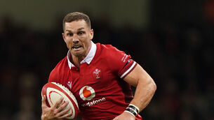 <p>George North is set to clock up 50 Six Nations appearances. Pic: Joe Giddens/PA</p>