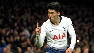 <p>BEST ATTACKING PLAYER? Ange Postecoglou believes that Heung Min Son is the best attacking player in the Premier League. Pic: Mike Hewitt/Getty Images</p>