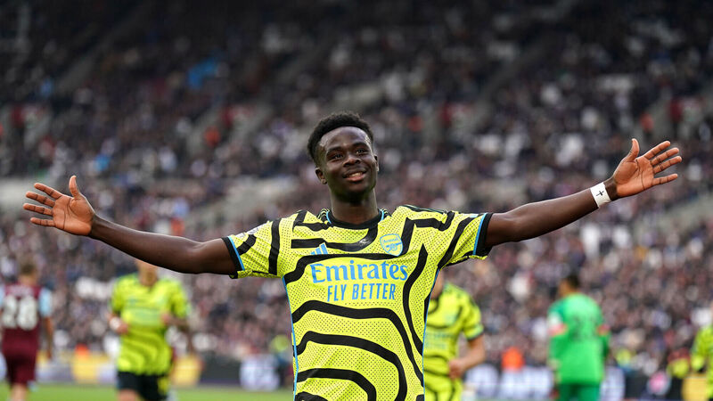 Celebration time again as Arsenal hammer the Hammers