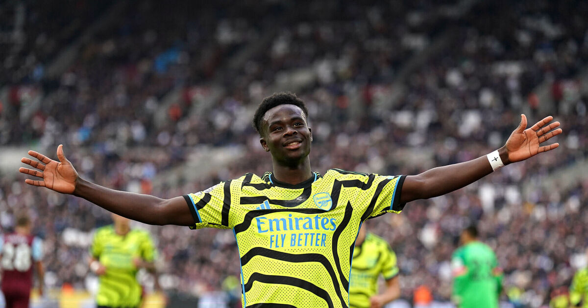 Celebration time again as Arsenal hammer the Hammers