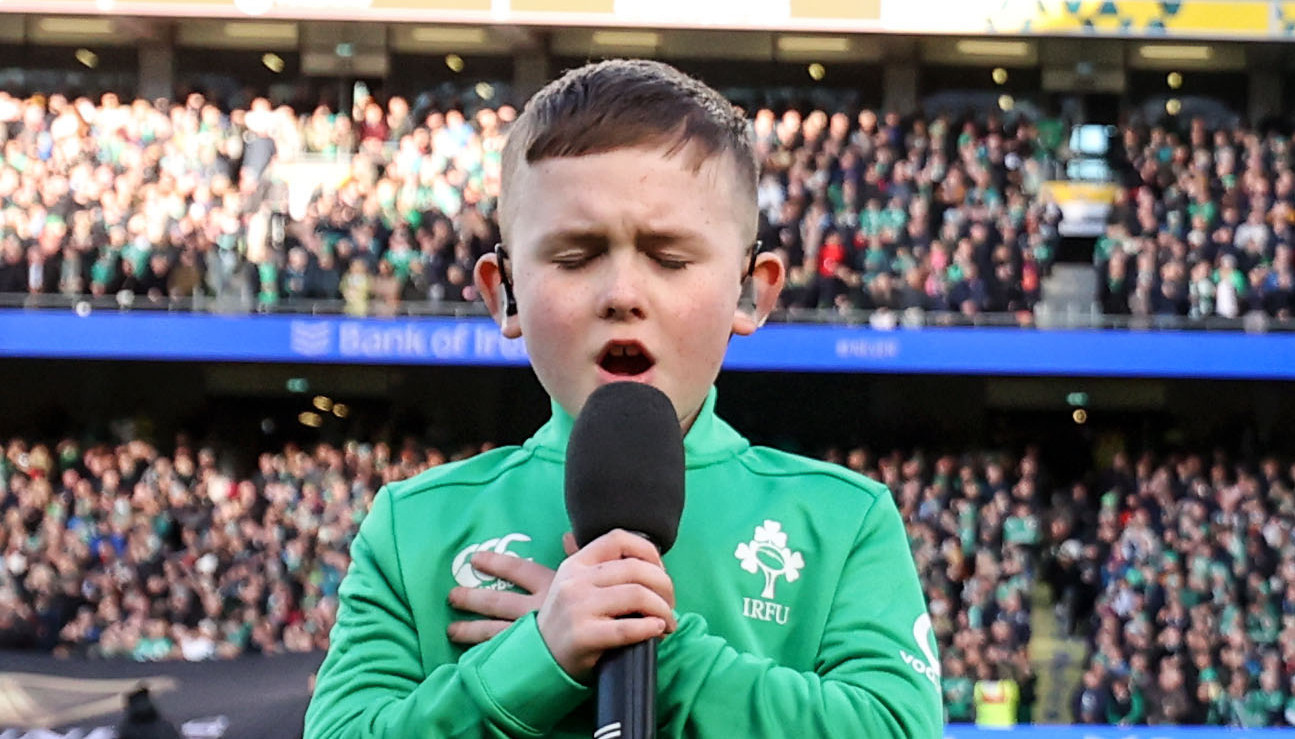 'Goosebumps': Bundee Aki reacts to Toy Show star Stevie Mulrooney singing Ireland's Call