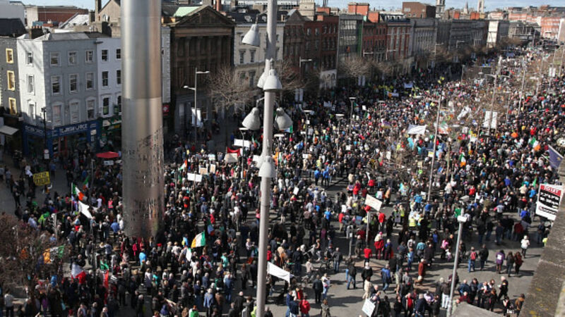 Right2Water: We had 88,000 at Dublin march Right2Water: We had 88,000 at Dublin march