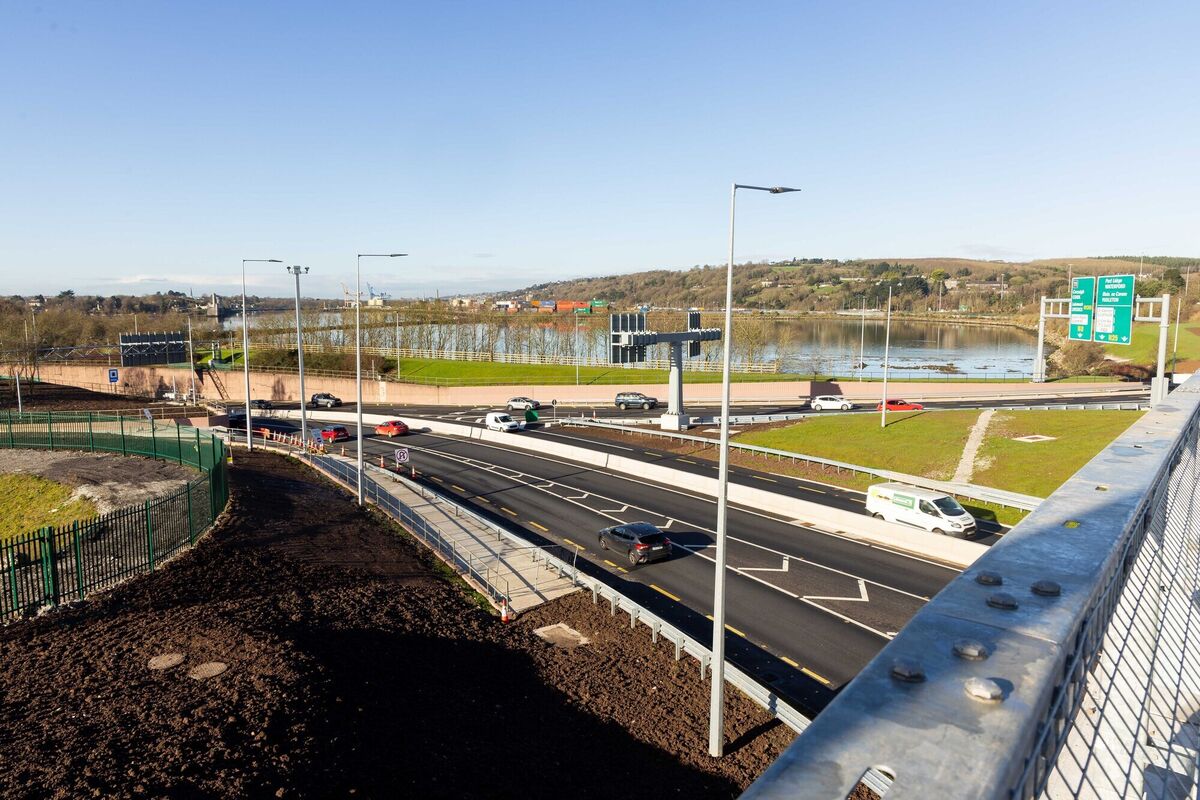 A section of the new interchange showing some of the new road alignment pictured at the official opening of the Dunkettle Interchange Upgrade Scheme. Picture: Michael O’Sullivan/OSM Photography