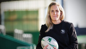 <p>FINAL OUTING: Joy Neville will retire from officiating at the end of the current season and has taken up a new role as the new Referee Development Manager in Connacht. Pic: James Crombie, Inpho</p>