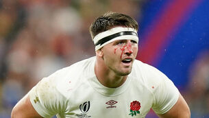 England’s Tom Curry is refusing to set a date for his return (PA)