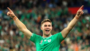 <p>ACE: Ireland fly-half Jack Crowley. Pic: Bradley Collyer, PA Wire.</p>