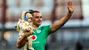 <p>GOOD PLACE: Ireland's James Lowe after Ireland defeated Italy. Pic credit: Ben Brady, Inpho.</p>