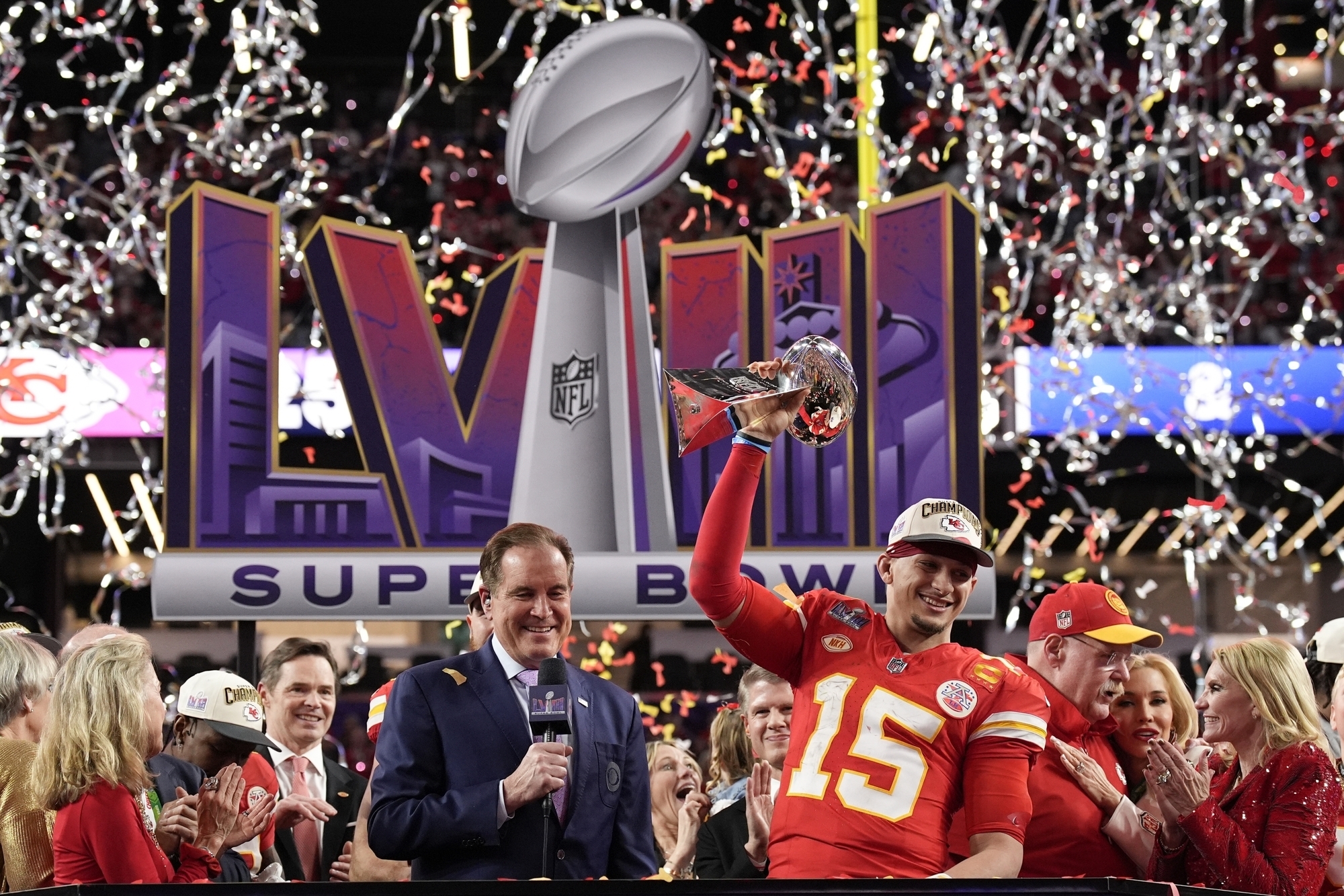 Super Bowl was most watched programme ever in the US with 123.4 million viewers