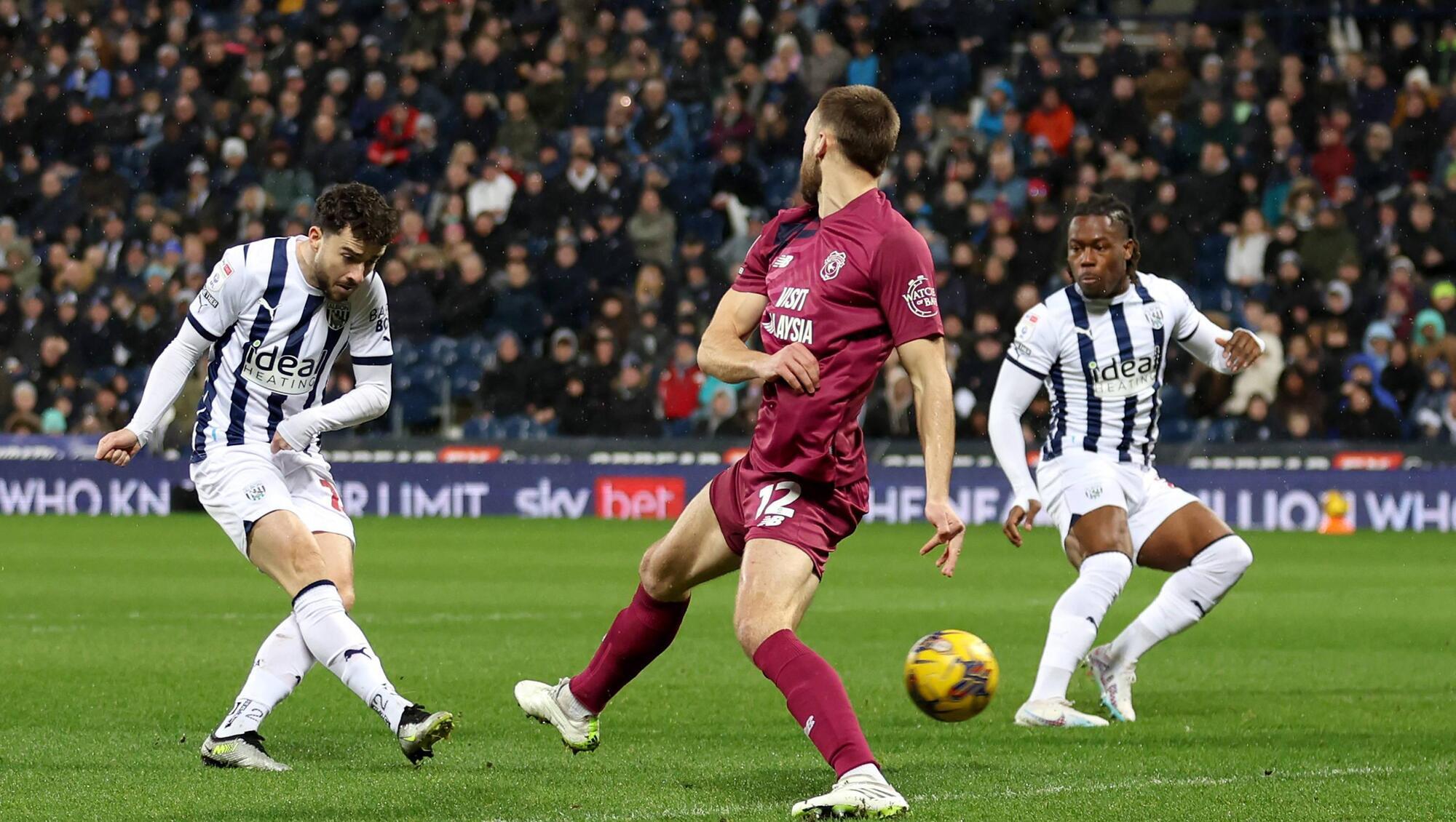 Mikey Johnston scores thirty seconds into his full West Brom debut