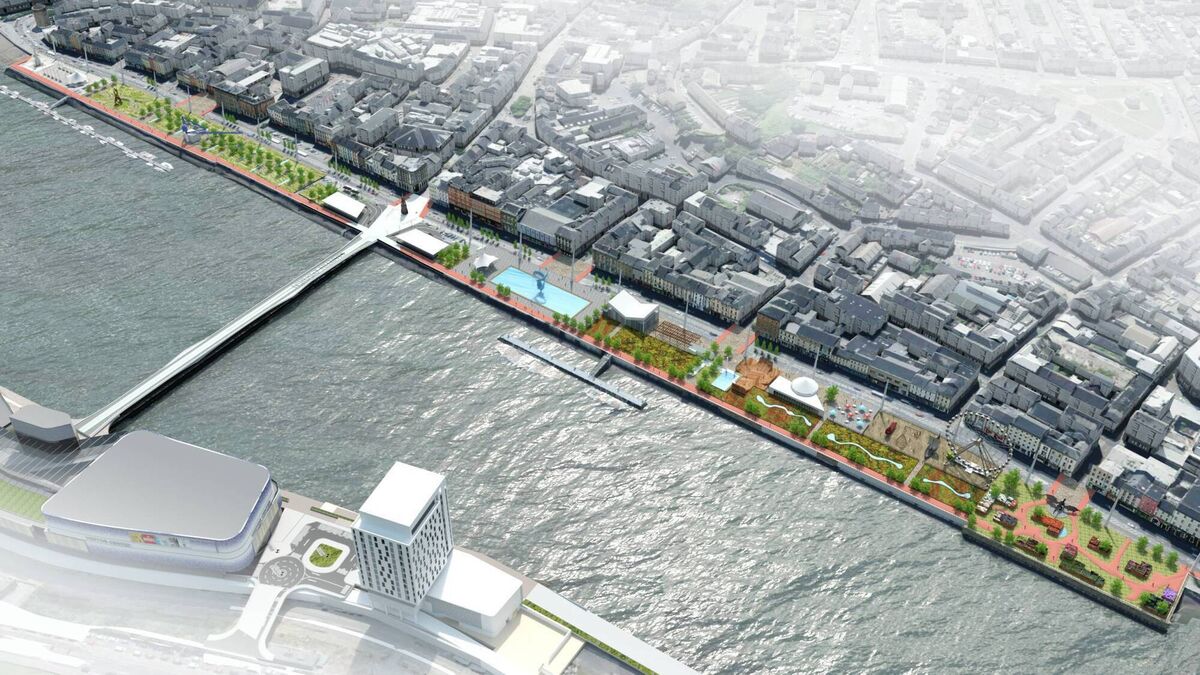 Public realm proposal for Waterford's South Quays