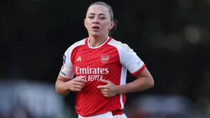 <p>CROWD PLEASER: Katie McCabe's Arsenal will host Man United in front of a sell-out crowd at the Emirates Staiuum on Saturday. 	Picture: Catherine Ivill/Getty Images</p>