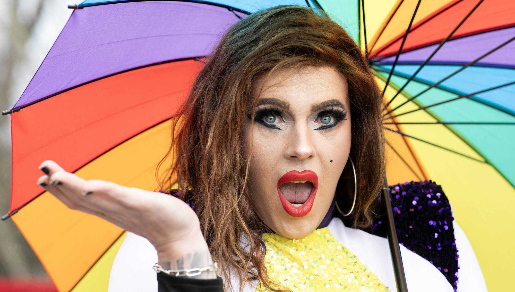 'Lose the hate, be kinder': Drag queen feels discrimination is pulling country backwards