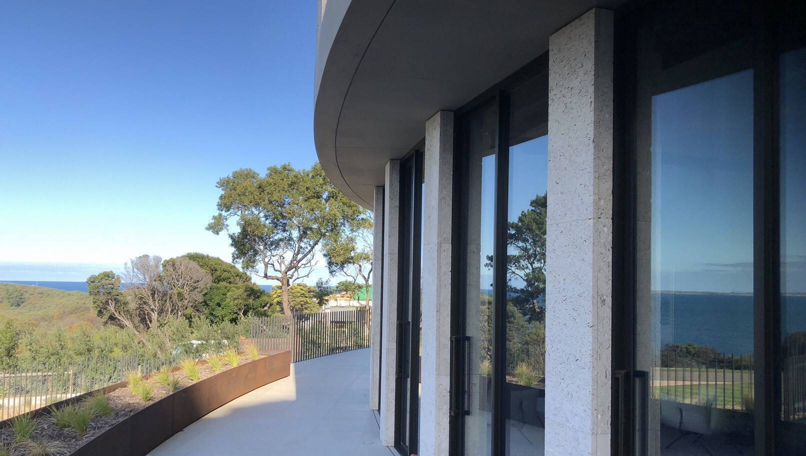 Portland Stone home; picture supplied by Albion Stone, which along with Hutton Stone has displays as part of the How to Build a Low-Carbon Home exhibition.