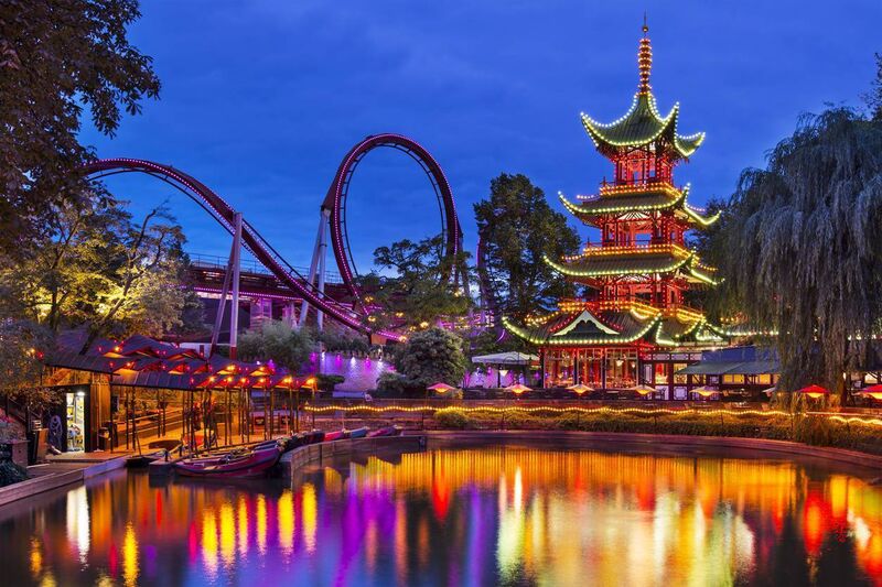 Chinese Pagoda at Tivoli Gardens Chinese Pagoda at Tivoli Gardens