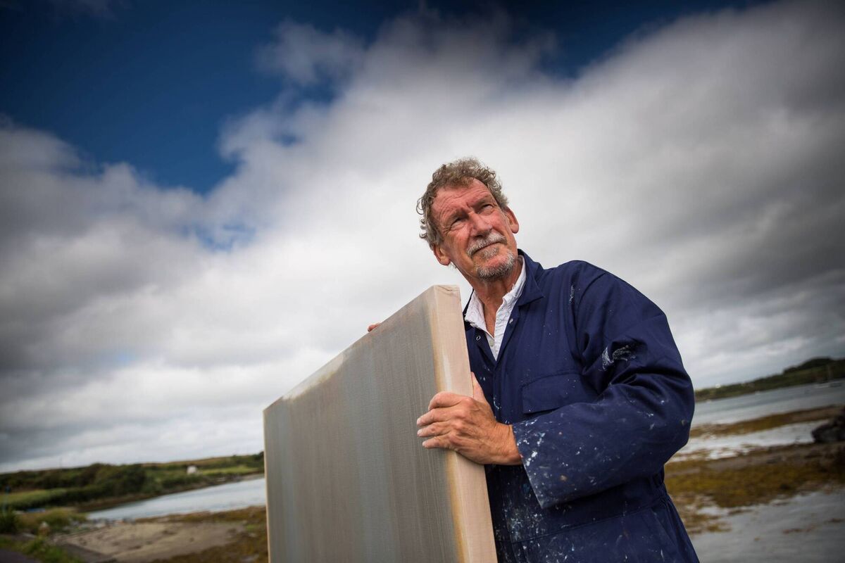 Ian's art is inspired by the sea. Picture: Emma Jervis