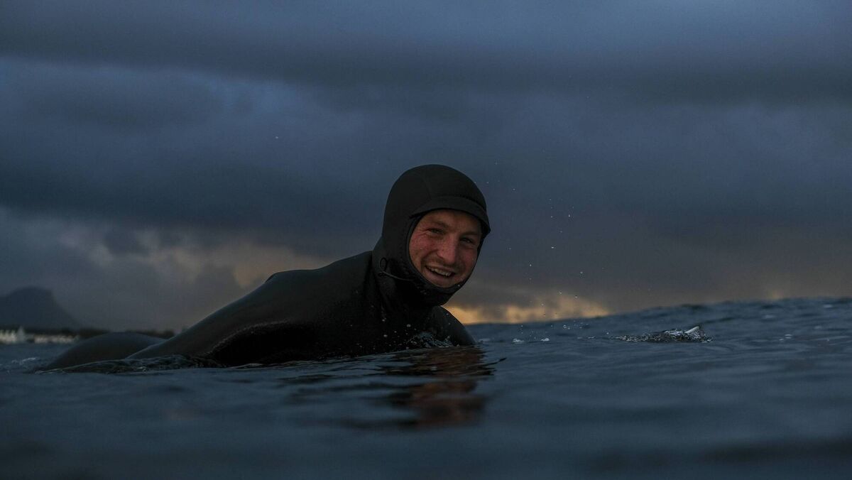 Gearóid McDaid pro surfer. Gearóid McDaid pro surfer.