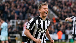 <p>Matt Ritchie scored Newcastle’s late leveller. Pic: Owen Humphreys/PA</p>