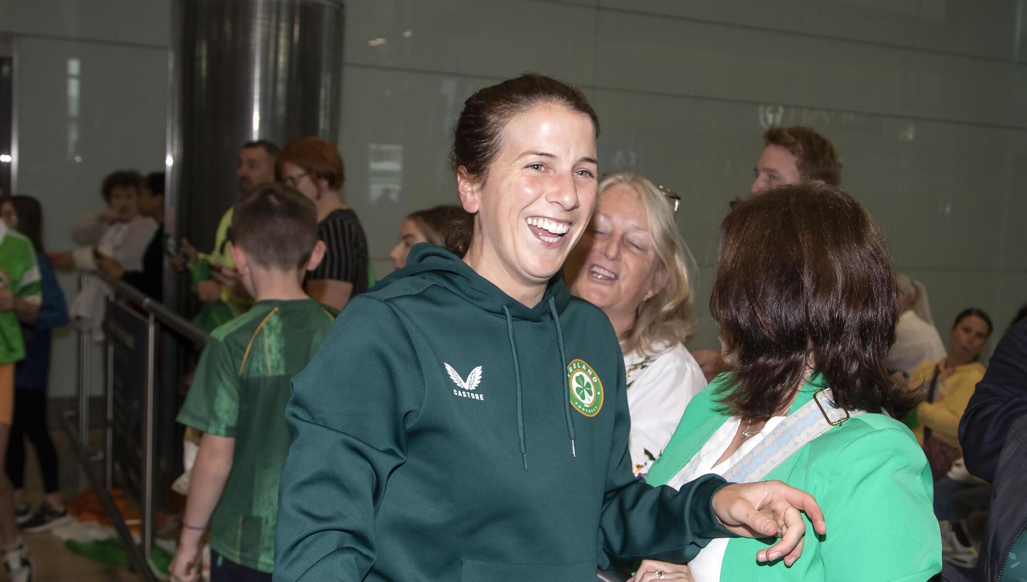 Niamh Fahey pictured at Dublin Airport.