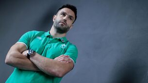 <p>IRELAND'S CAUTION: Conor Murray poses for a picture at Ireland's training centre. Pic Credit: Dan Sheridan, Inpho.</p>