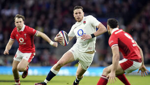 Freddie Steward (centre) has been dropped by England (Andrew Matthews/PA)