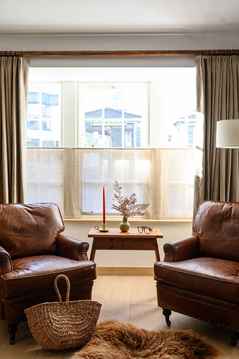 The finishes at Within The Village have been inspired by the local landscape, with house themes such as bracken, bog cotton, lichen and kelp.