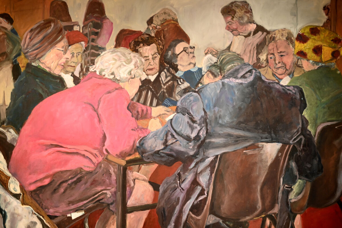 Card sharks at card school at Turner's Cross is one of the artworks at Cashel