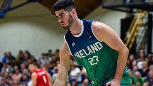 <p>Matt Treacy in full flow for Ireland. Pic: Brendan Moran, Sportsfile</p>