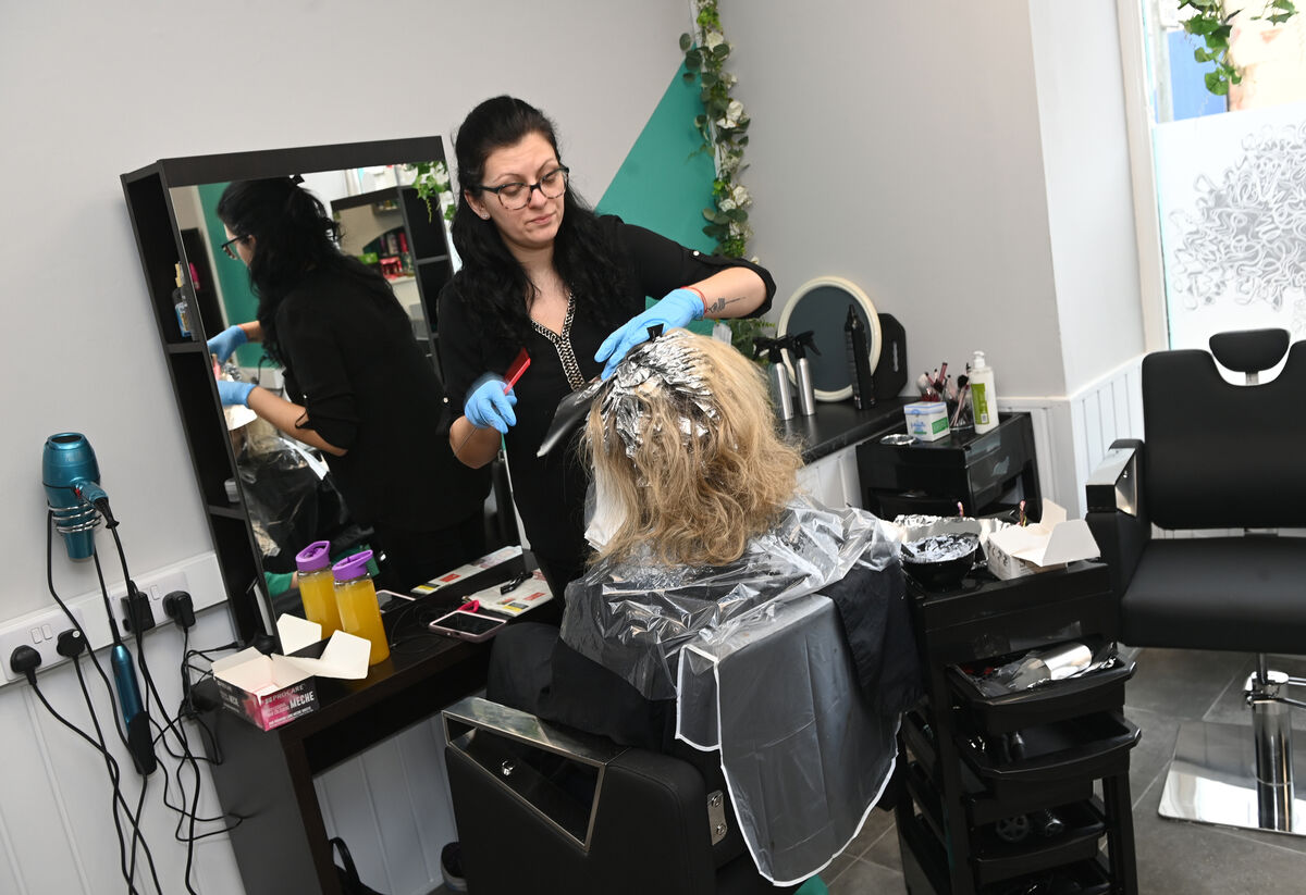  Ana Hrgovan of Ana’s Happy Scissors Hair Salon estimates €45,000-€50,000 worth of damage was done to her business and she is waiting for insurance compensation. Picture: Larry Cummins