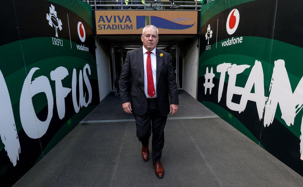 ENTER THE DRAGON: Wales' head coach Warren Gatland. Pic: INPHO/Dan Sheridan