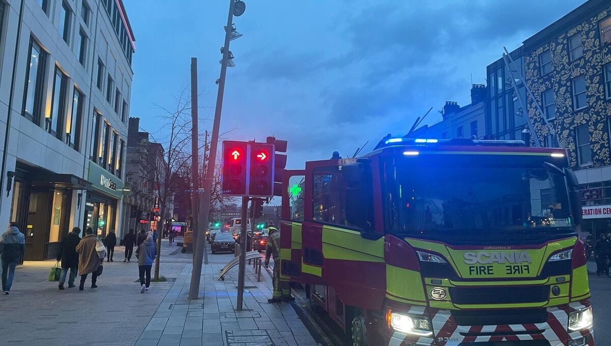 The scene at Grand Parade Cork on Sunday afternoon. Picture: Staff The scene at Grand Parade Cork on Sunday afternoon. Picture: Staff