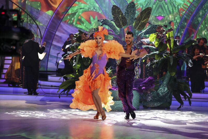 Ru Paul Drag Race’s Blu Hydrangea scored the first perfect score of the season. Pictures: Kyran O’Brien/kobpix