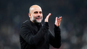 <p>Manchester City manager Pep Guardiola is looking forward to key period of the season (Zac Goodwin/PA)</p>