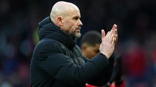 <p>Manchester United boss Erik ten Hag needs a lift from the FA Cup after Saturday’s loss to Fulham (Mike Egerton/PA)</p>