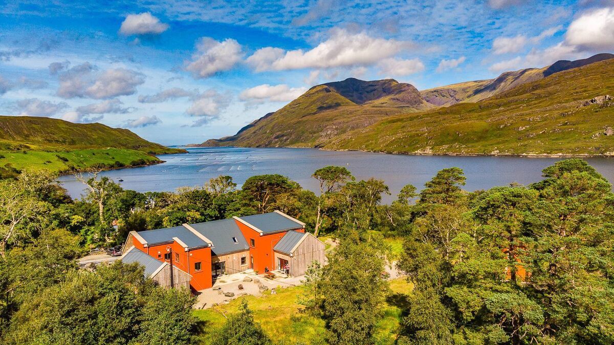 Killary Lodge on Killary Harbour.