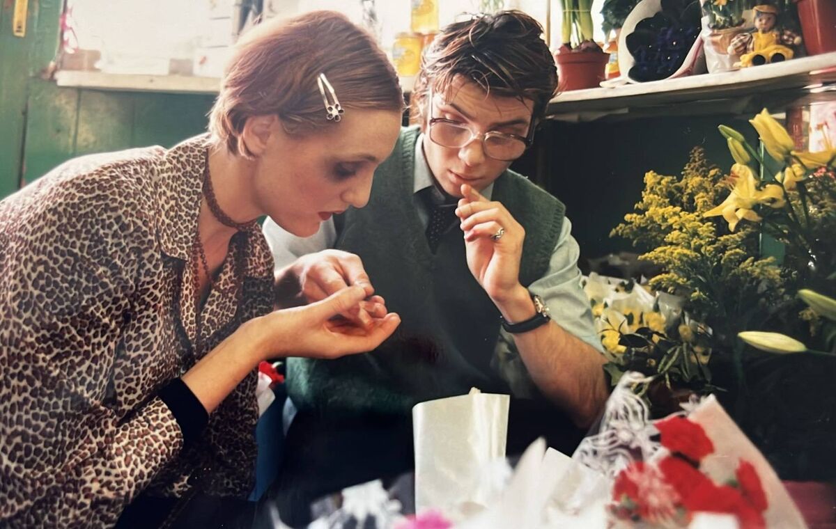  Cillian Murphy in a UCC Dramat production of Little Shop Of Horrors with Lorna Leahy in 1997. 