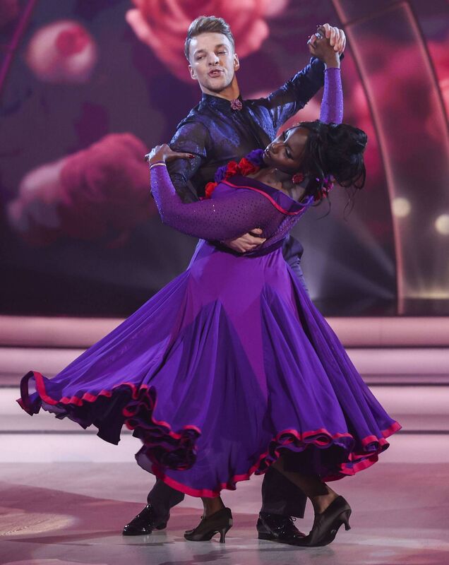 Six O’Clock Show Host Katja Mia dancing with her Partner Ervinas Merfeldas during Dancing with the Stars Picture: Kyran O’Brien Six O’Clock Show Host Katja Mia dancing with her Partner Ervinas Merfeldas during Dancing with the Stars Picture: Kyran O’Brien