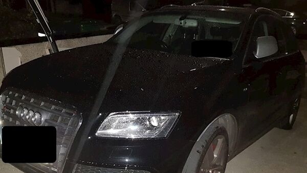 The Audi Q5 SUV seized by officers this morning. Pic: Garda Press Office The Audi Q5 SUV seized by officers this morning. Pic: Garda Press Office