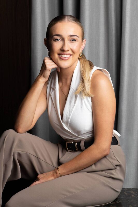 Áine Kennedy. Picture: Emily Quinn, photographed in The Castle Suite at Radisson Blu Royal Hotel, Dublin