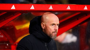 Manchester United manager Erik ten Hag (Mike Egerton/PA)