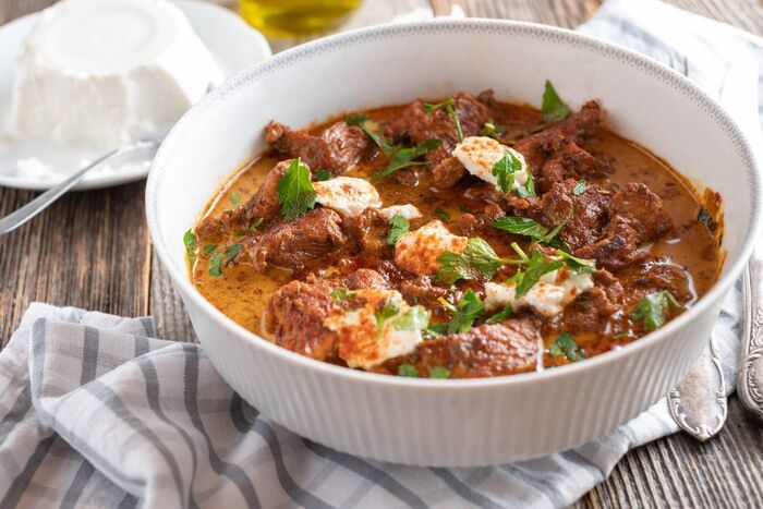 Mary Jo McMillin's Rhubarb & Lamb Koresh