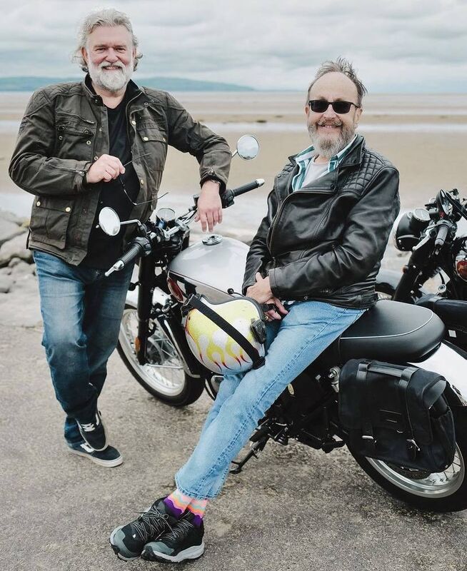 Dave Myers from the Hairy Bikers has passed away after a battle with cancer. Left: Si King, Right: Dave Myers. Photo: Instagram/hairybikers