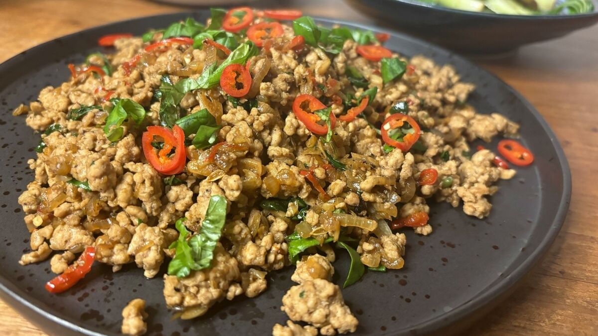 Thai Pork and 'Unholy' Basil